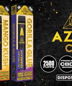 AZTEC CBD Disposable Pod Full Spectrum CBD 1800mg 2500 puffs